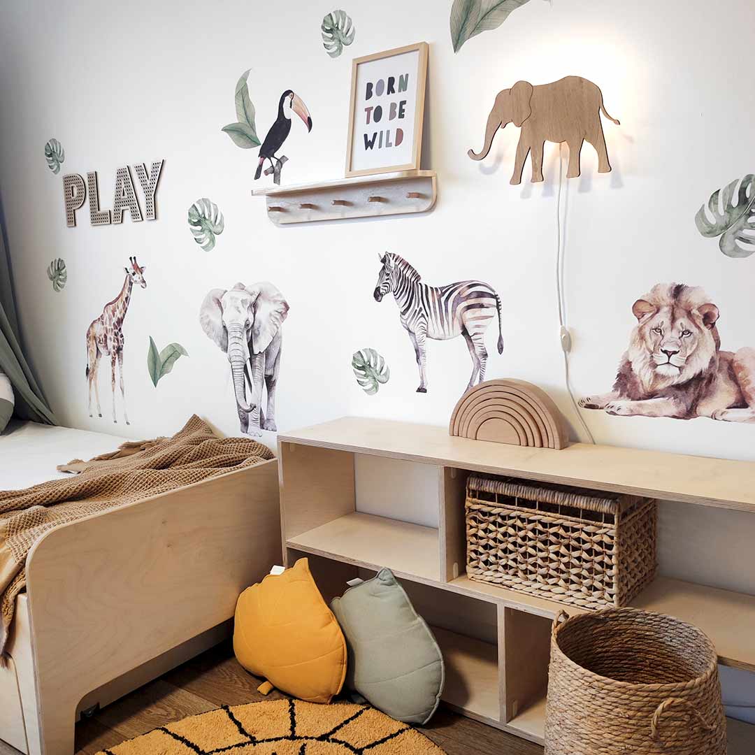 Wall sticker for children – Savannah animals
