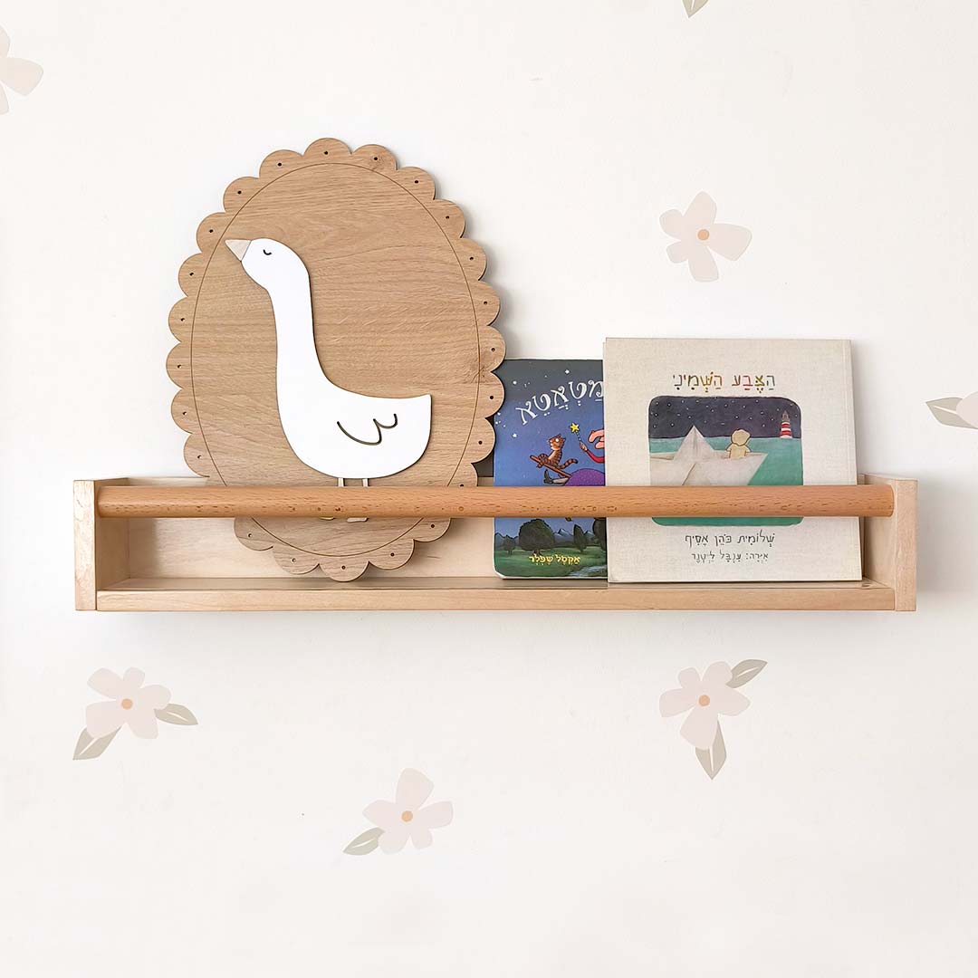 Wooden bookshelf – shelf for children's room