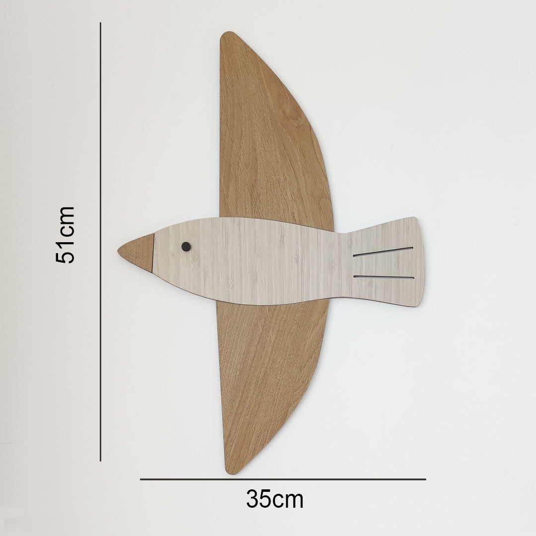 Wooden bird – wall decorations for children