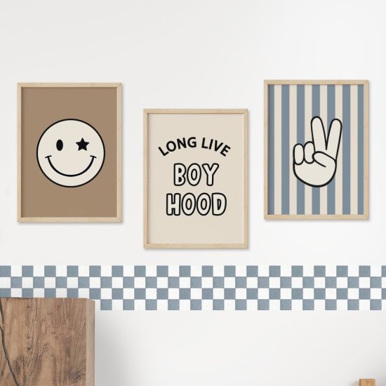 Kids and teen room wall decor photo set – premium high quality prints by Ponponi
