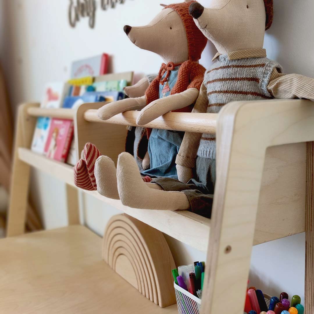 Toy storage and library – organizational solutions for children's rooms