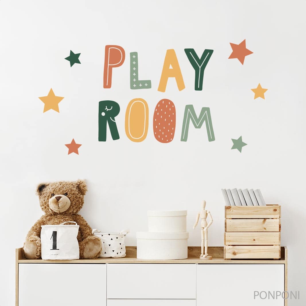 Stars Playroom Decal – PLAY ROOM