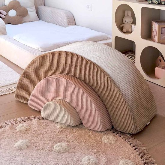 Pink Rainbow Sofa – Pink Rainbow Activity Center for Kids