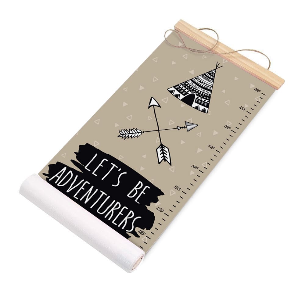 Pictures of teepee tent + height gauge