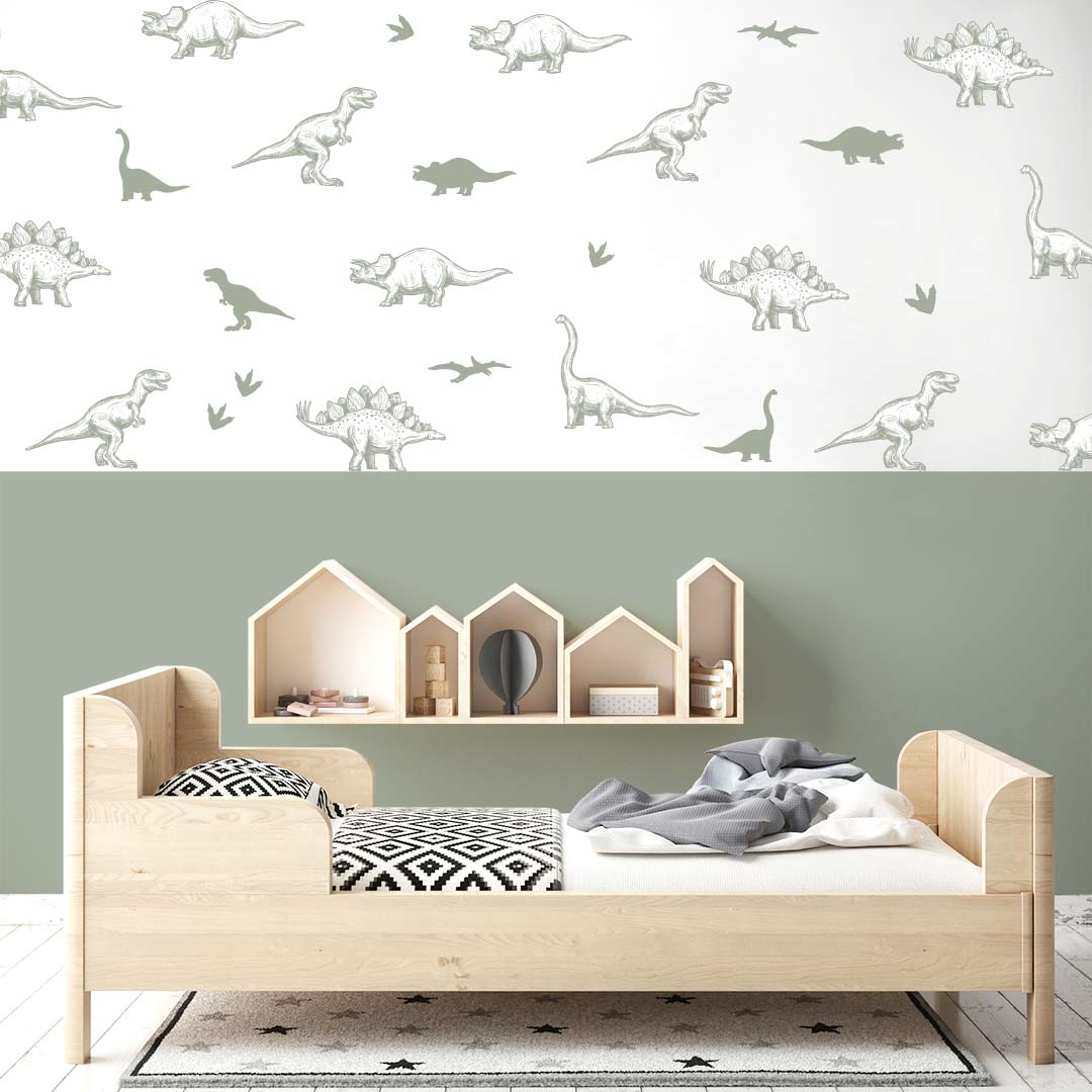 Dinosaur wall stickers for children's rooms