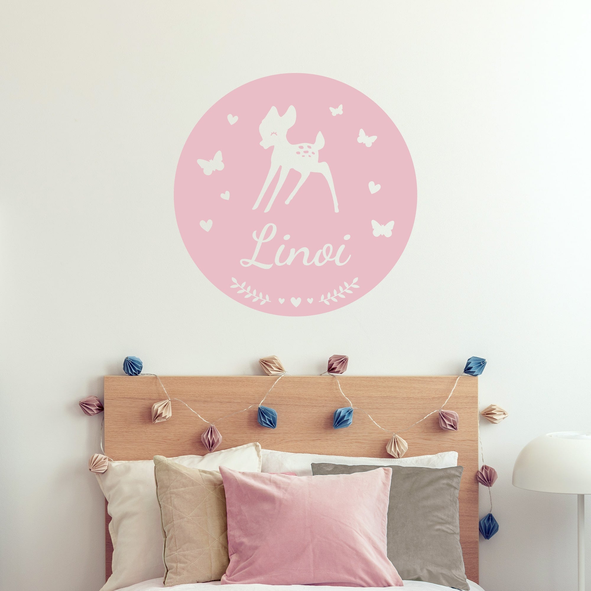 Wall sticker name – Name stickers for children – Bambi