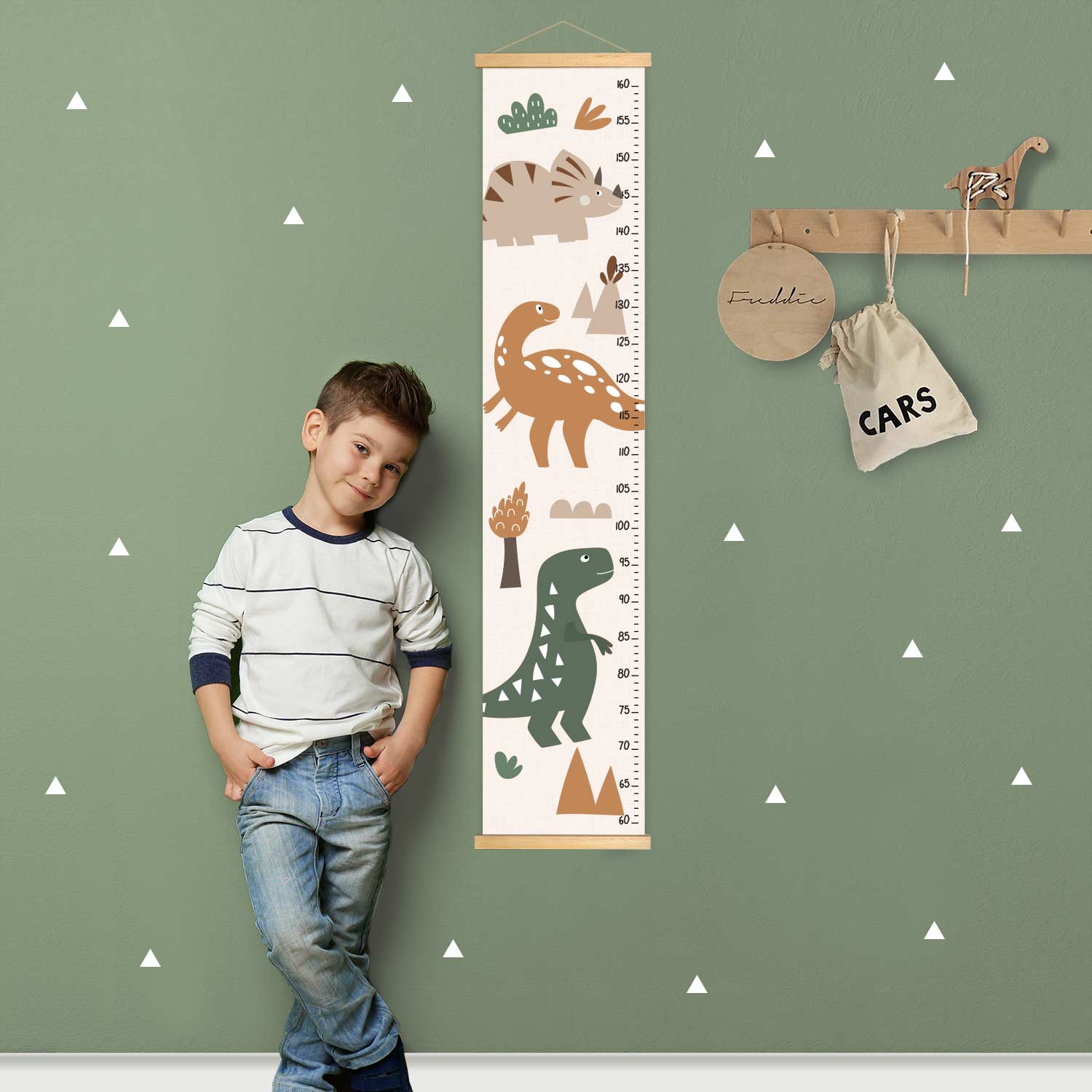 Height chart for children Large dinosaurs