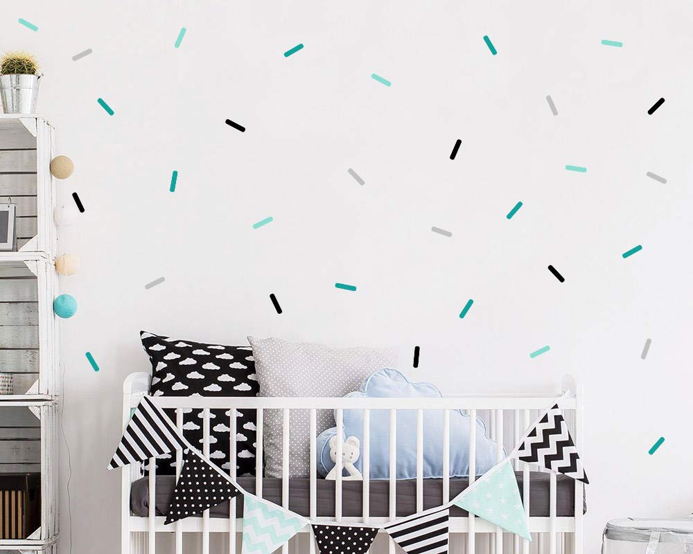Confetti wall stickers
