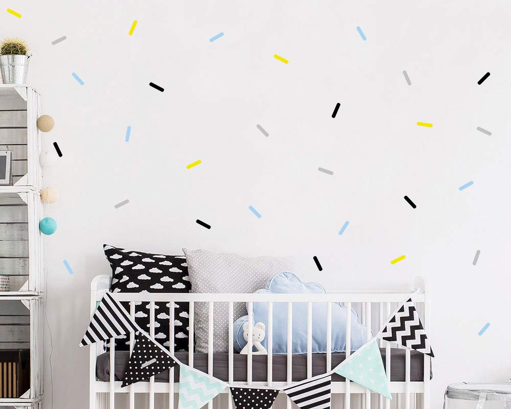 Confetti wall stickers