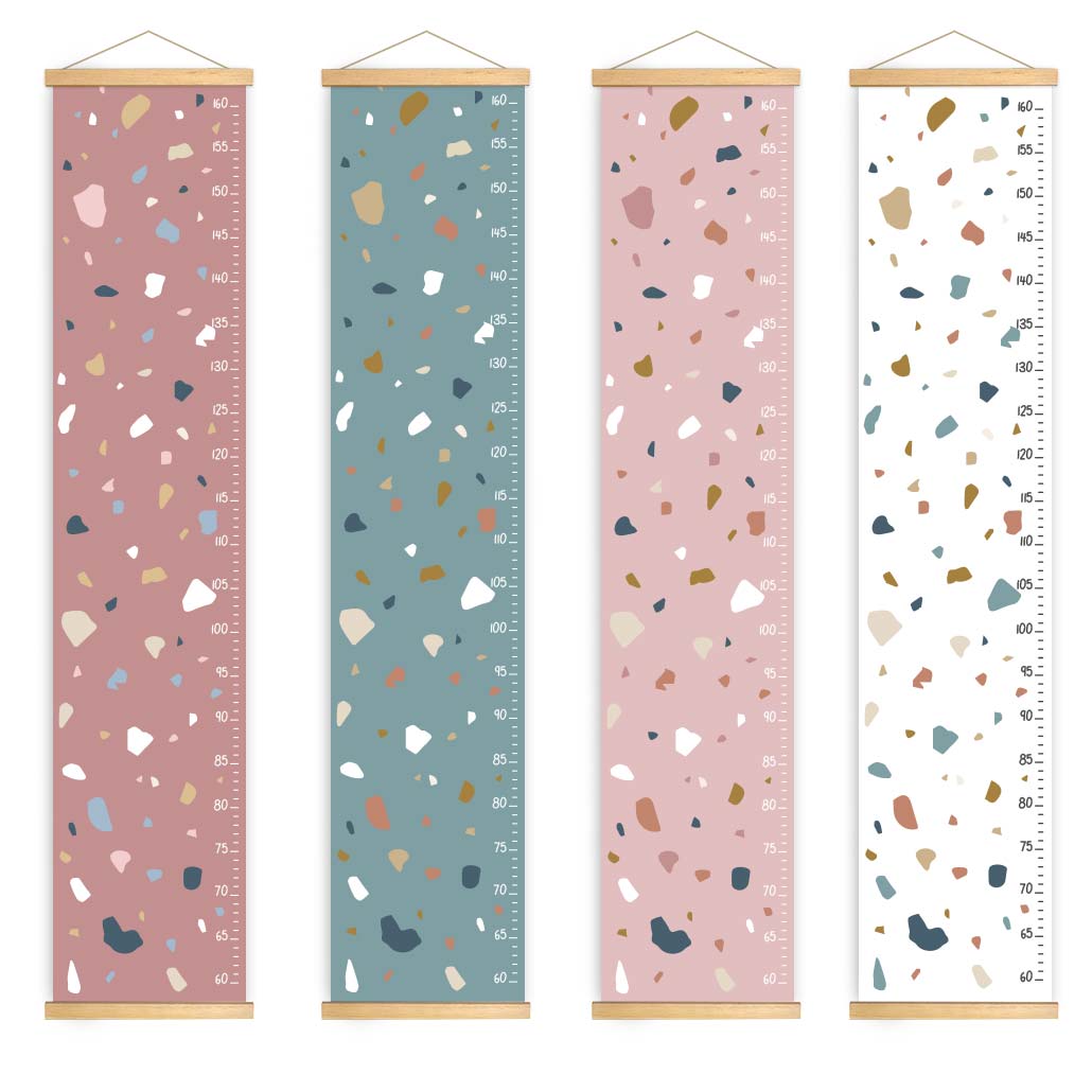 Height gauge for children's room Terrazzo