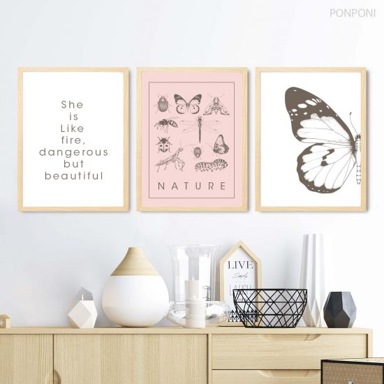 Juego de Fotos de Adolescentes con Mariposas