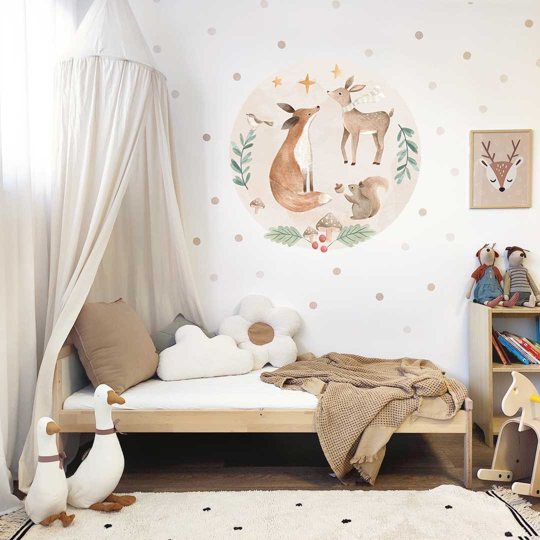 Canopy for children's bed – canopy tent for children – broken white