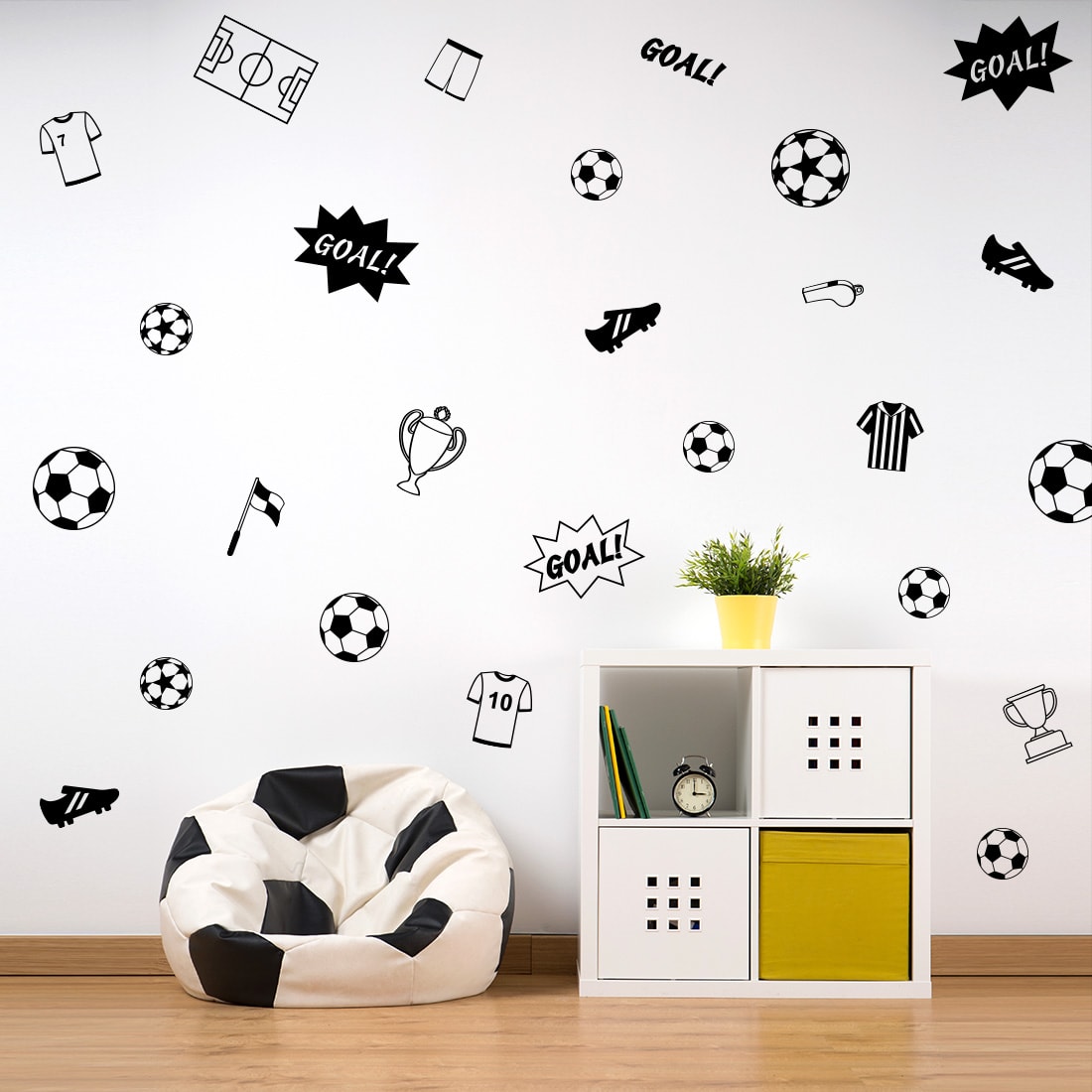 Football wall stickers for children's rooms
