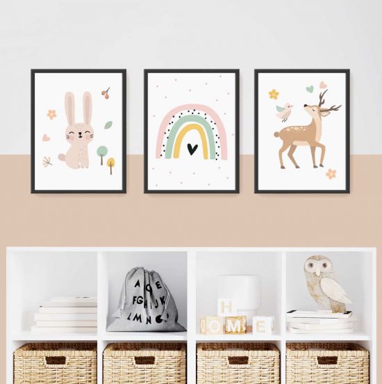 Cuadros para Habitaciones Infantiles: Bambi el Conejo