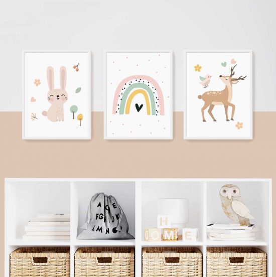 Cuadros para Habitaciones Infantiles: Bambi el Conejo