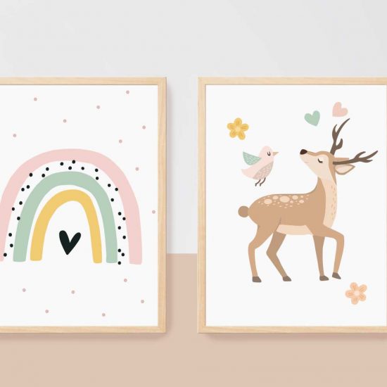Cuadros para Habitaciones Infantiles: Bambi el Conejo
