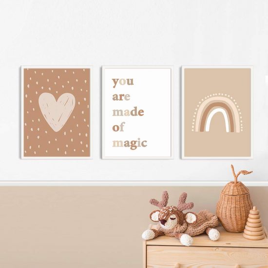 Fotos para una habitación infantil estilo boho: Hecho de magia