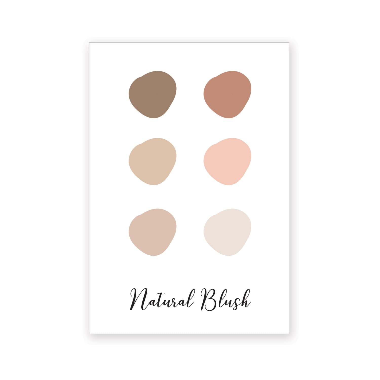 Terrazzo wall stickers – Natural Blush