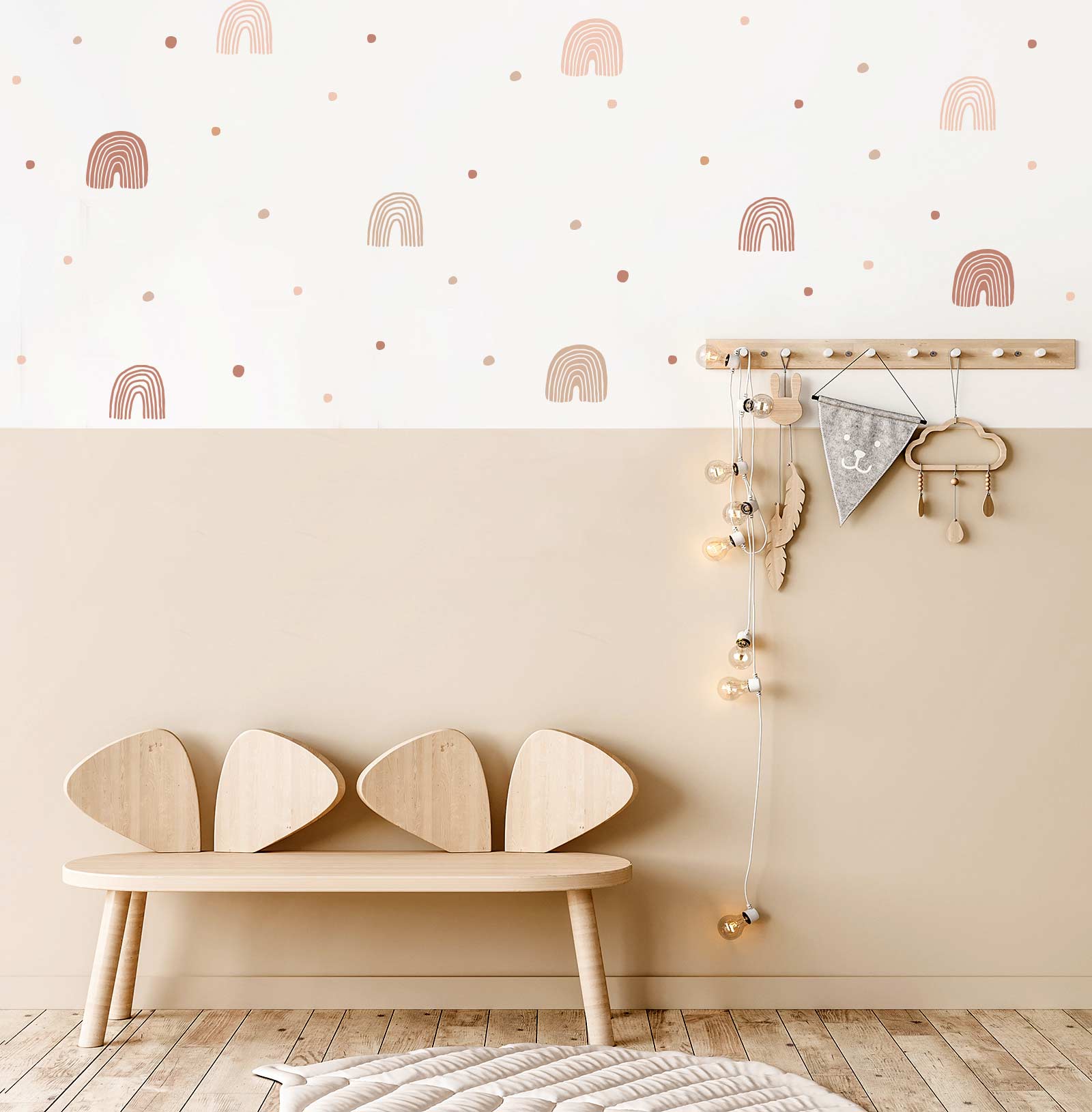 Wall stickers arches with dots