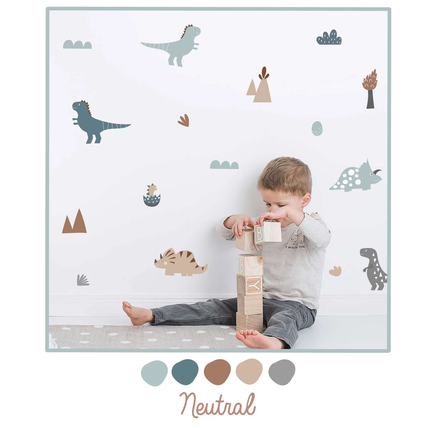 Dinosaur wall stickers