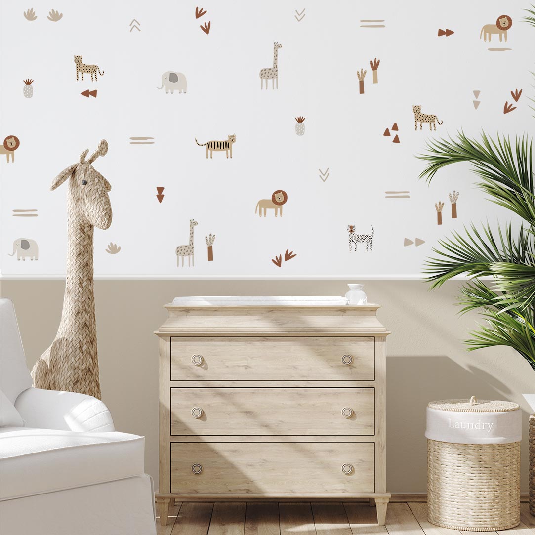 Safari Animal Wall Stickers
