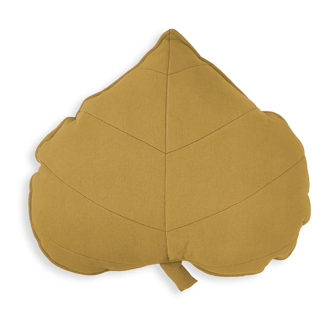Decorative cushions for children – Mustard Leaf Cushion