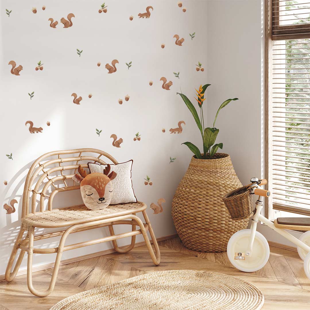 Wall stickers Squirrel in the forest
