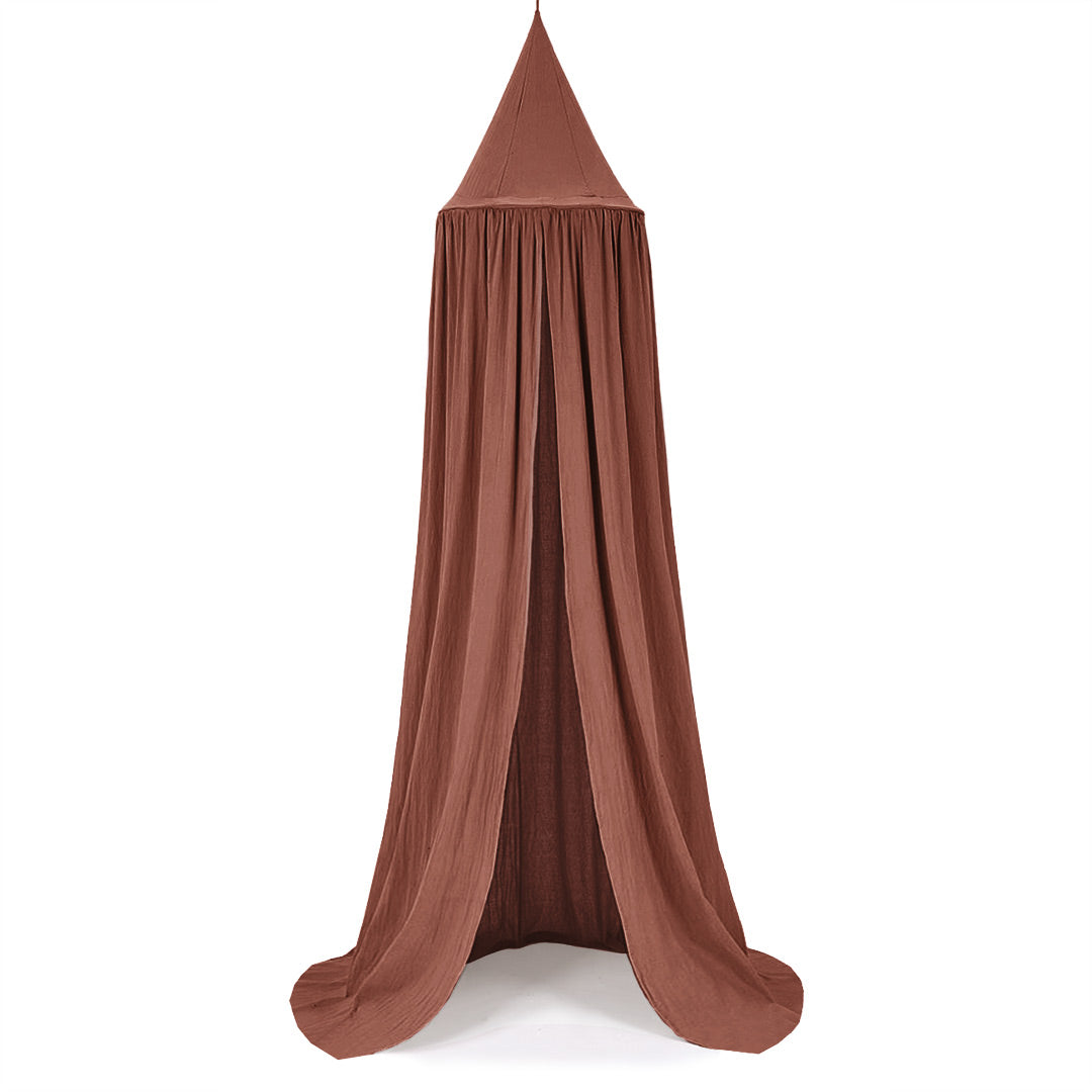 Children's room canopy, clay color