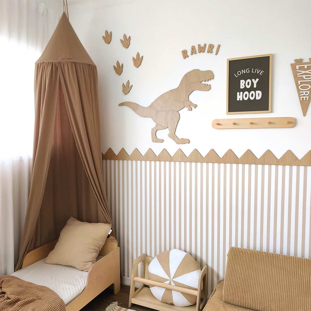 Wooden Wall Cornice – Mountains