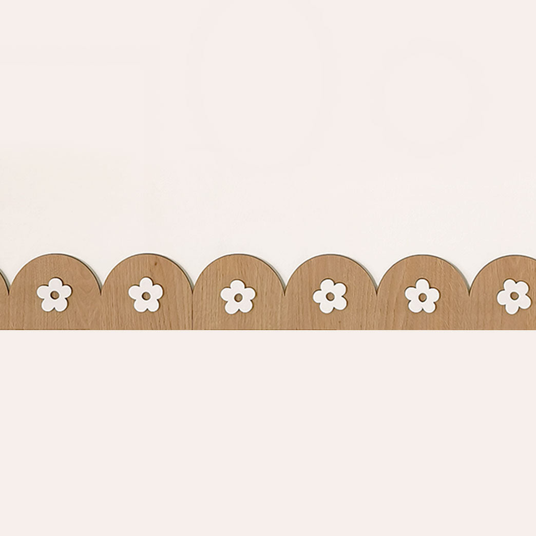 Wooden Wall Cornice – Flowers