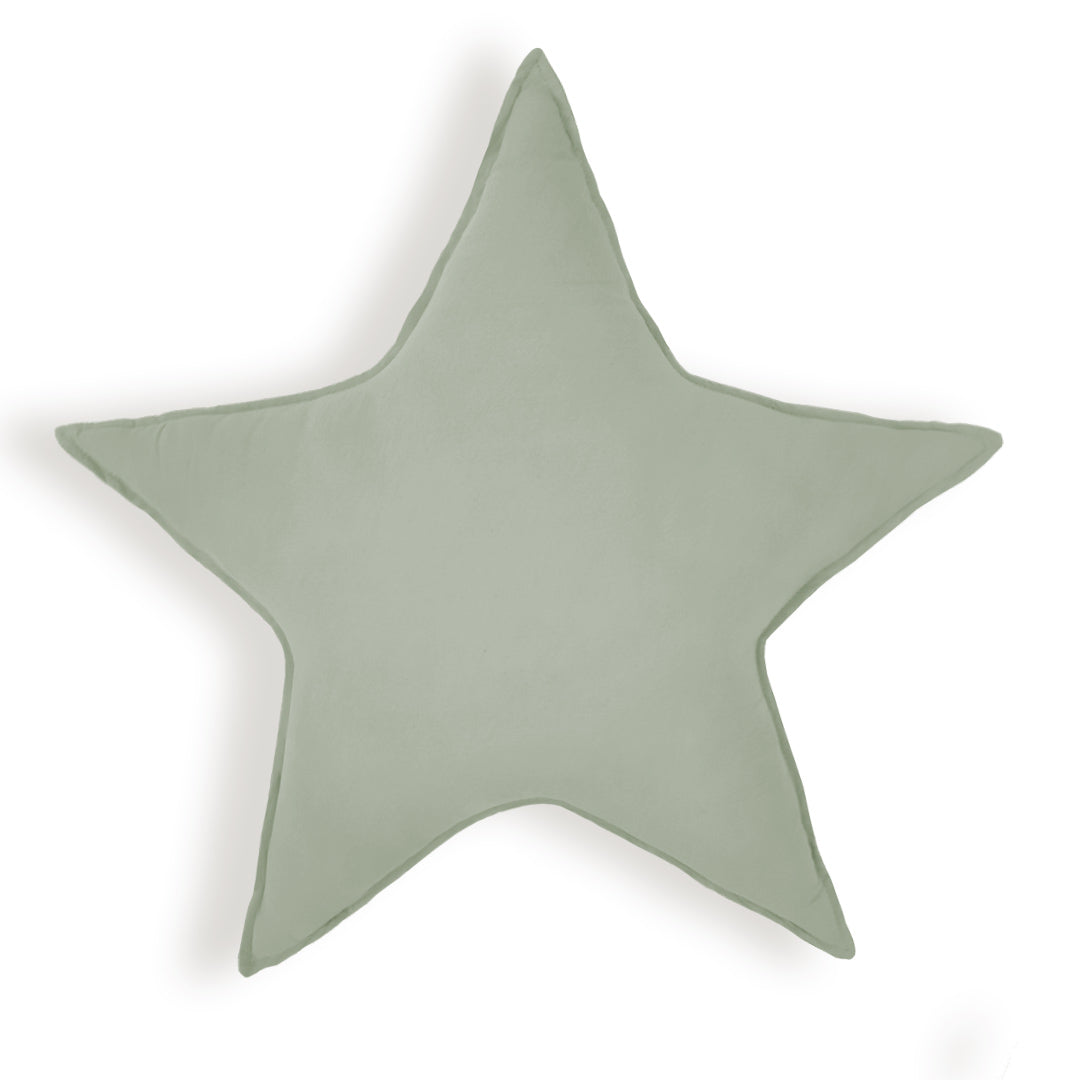 Decorative cushions for children – green star cushion