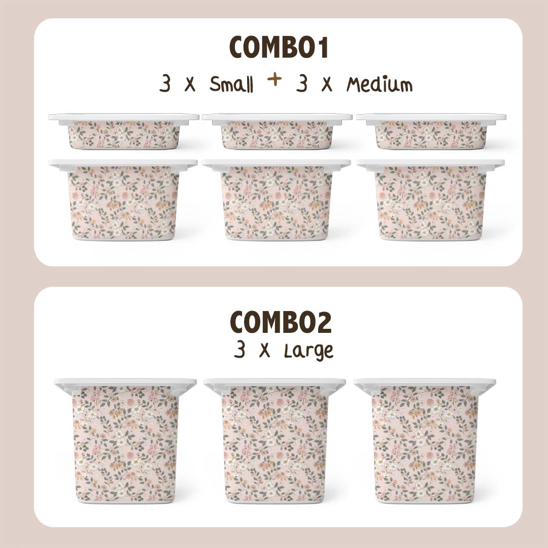 Stickers for plastic storage boxes
