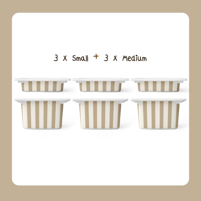 Trofast storage box stickers with stripes