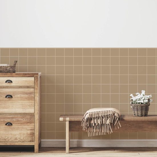 GRID Half-Wall Wallpaper