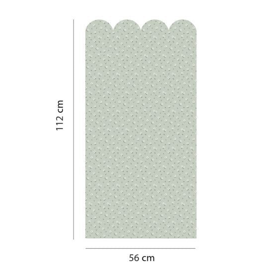 Vintage Mini Curled Flower Wallpaper – Wallpaper Sticker