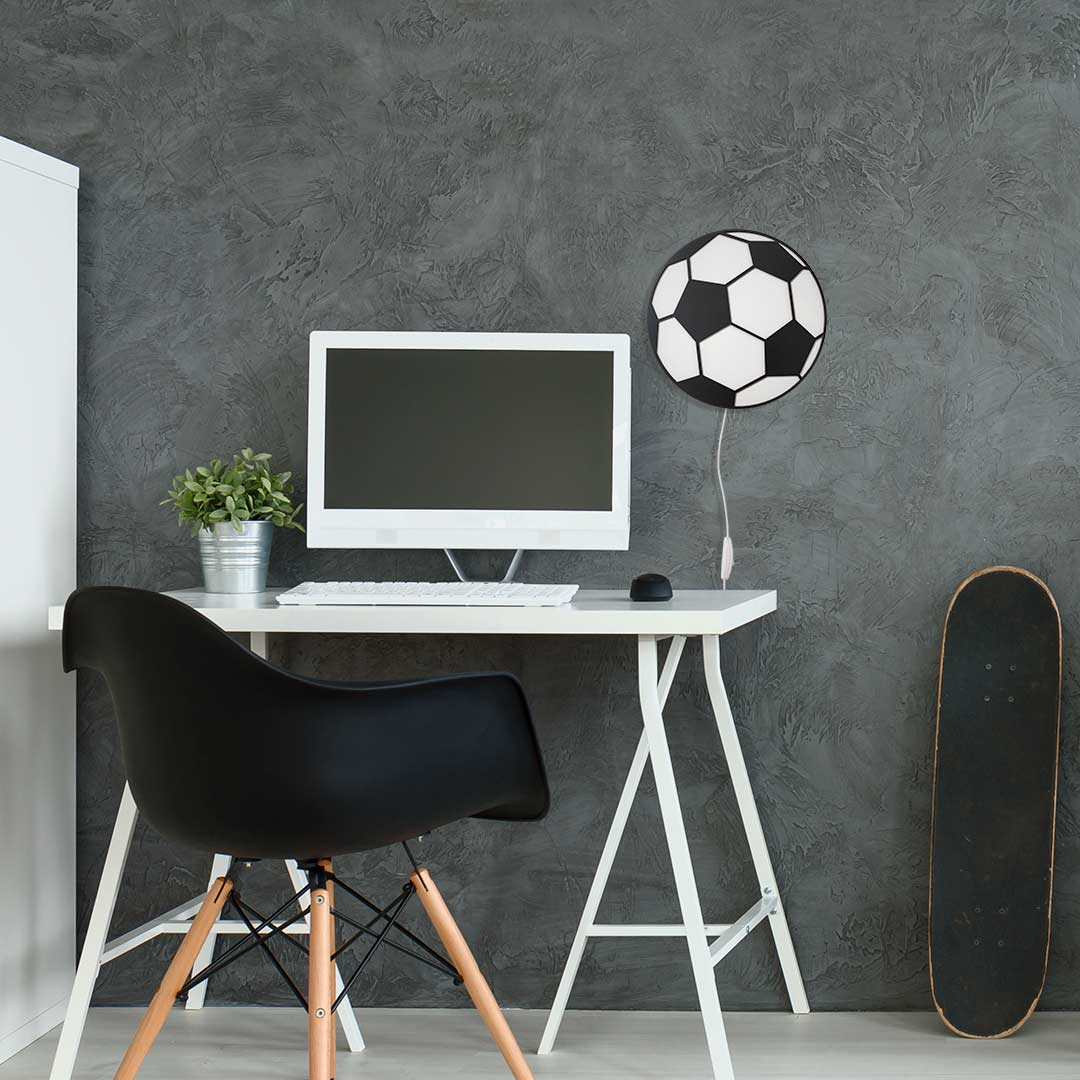 Luz de noche de fútbol: luz de noche para habitaciones de adolescentes y niños