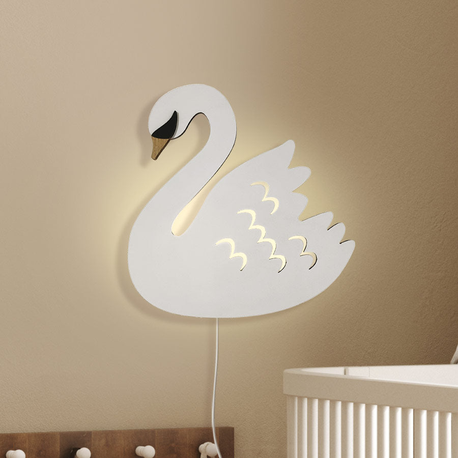 Luz nocturna infantil – Cisne