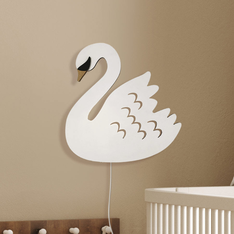 Luz nocturna infantil – Cisne
