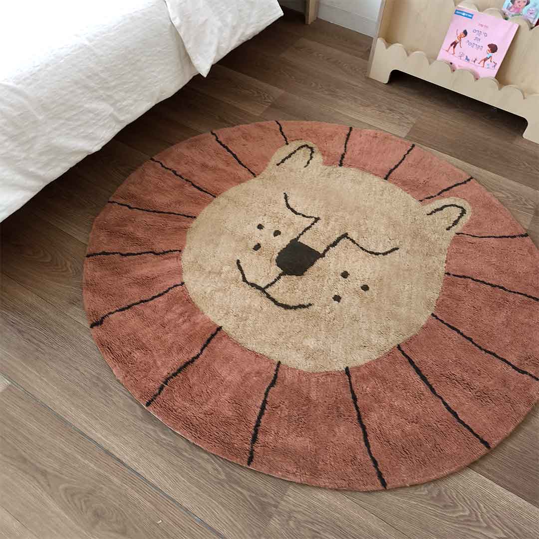 Carpet for children's and babies' rooms – LEO lion carpet