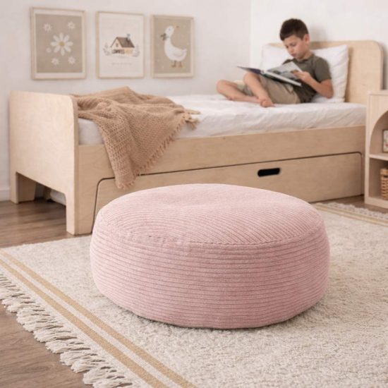 MOON Round Kids' Beanbag – Pink