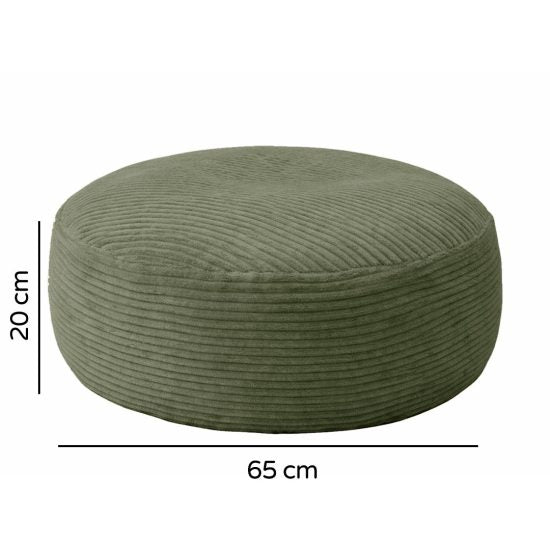 MOON Round Beanbag for Kids – Green