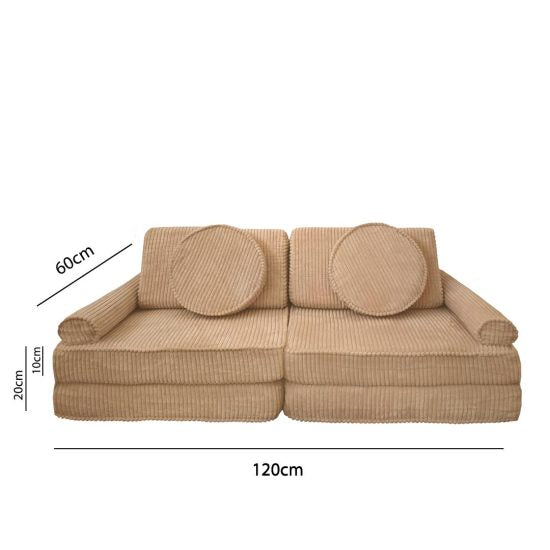 Children's Sofa – Brown 120 Children's Play Sofa – MINI