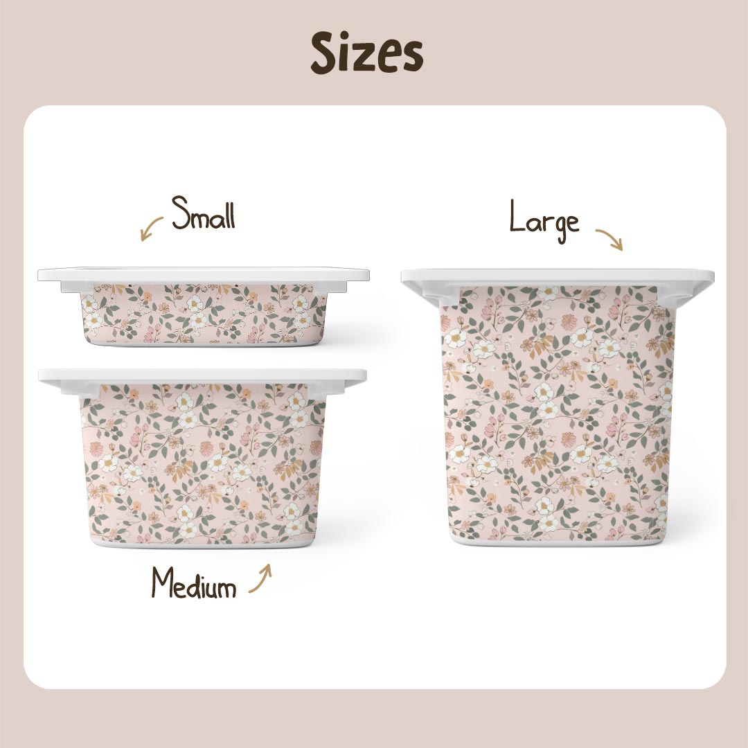 Stickers for plastic storage boxes