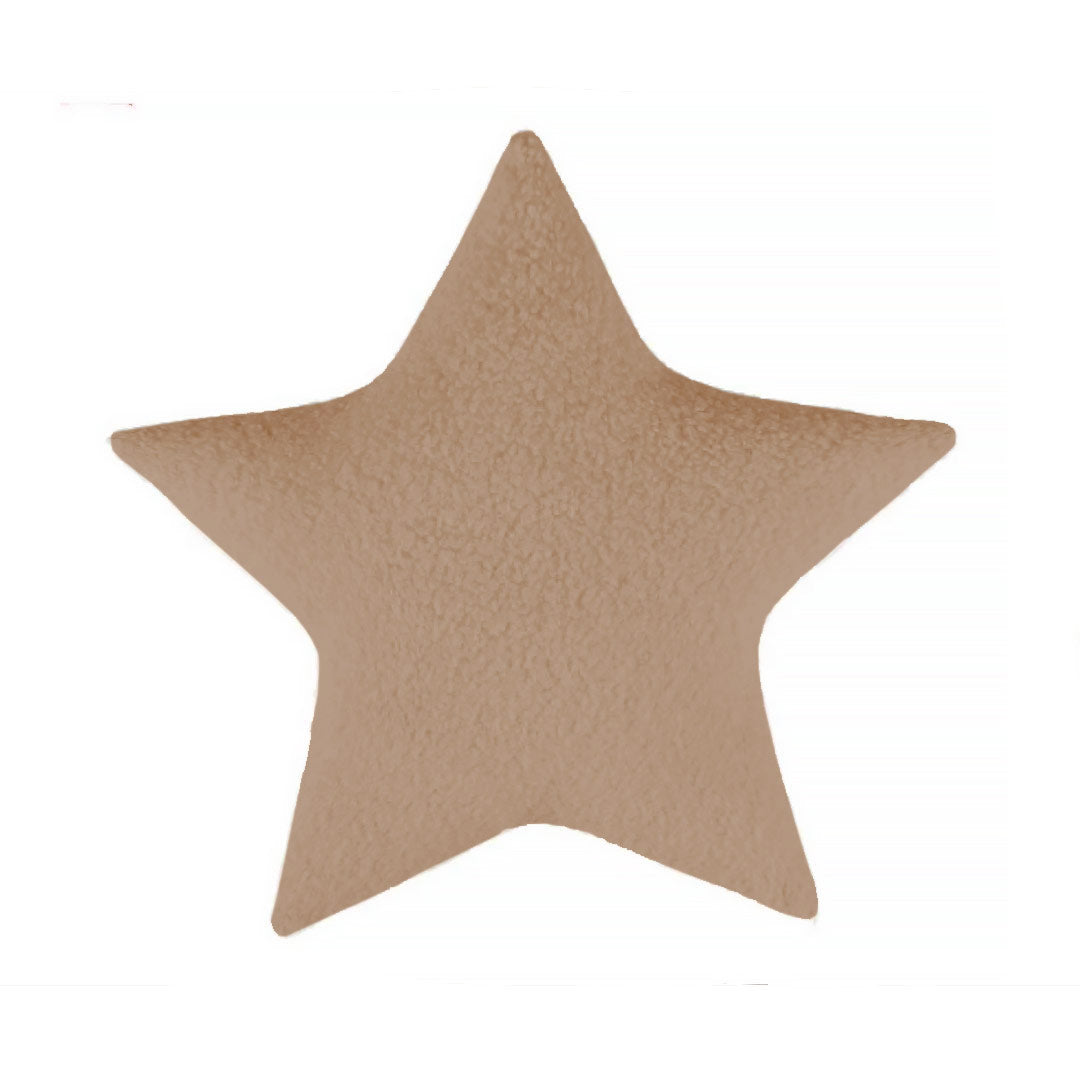 Teddy Brown Star Pillow