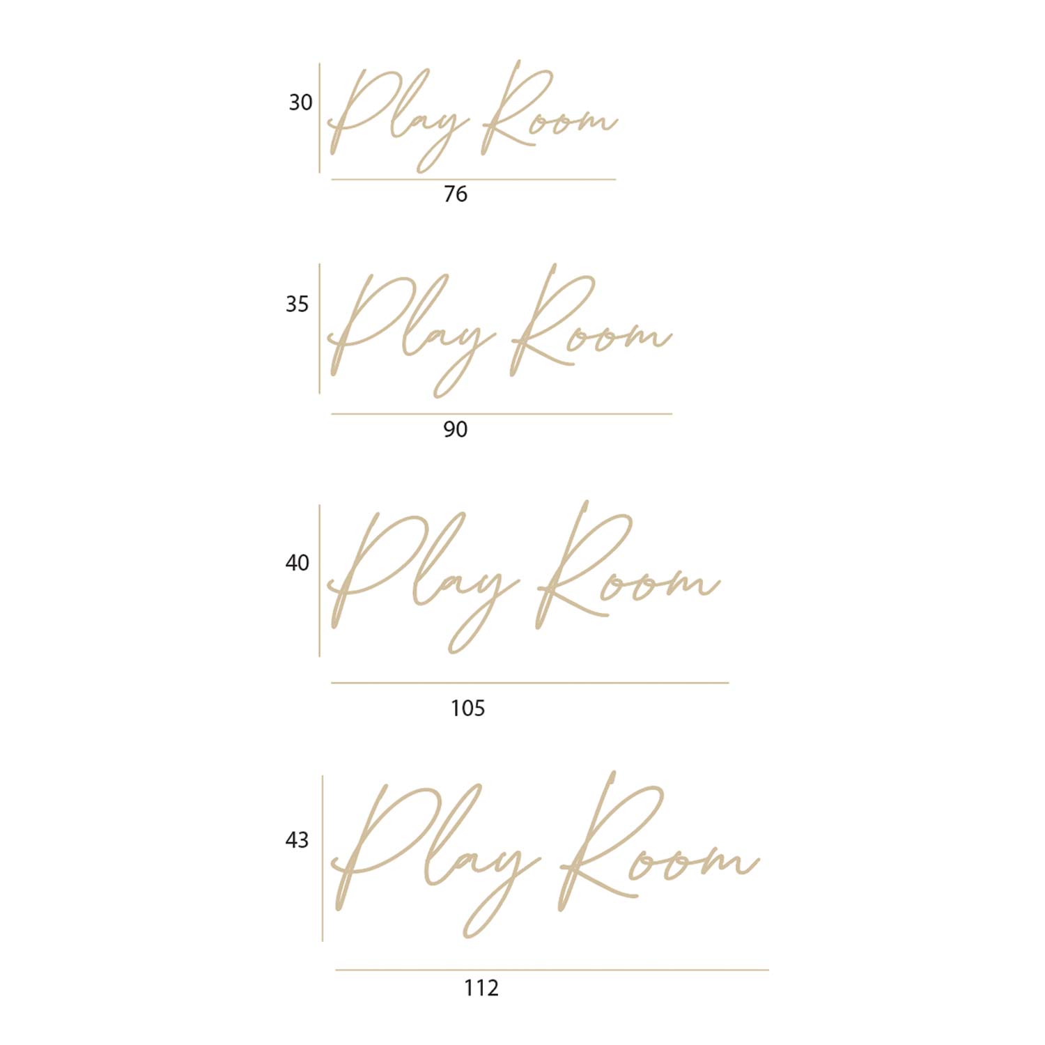 Wooden sign for children's room – Play Room sign