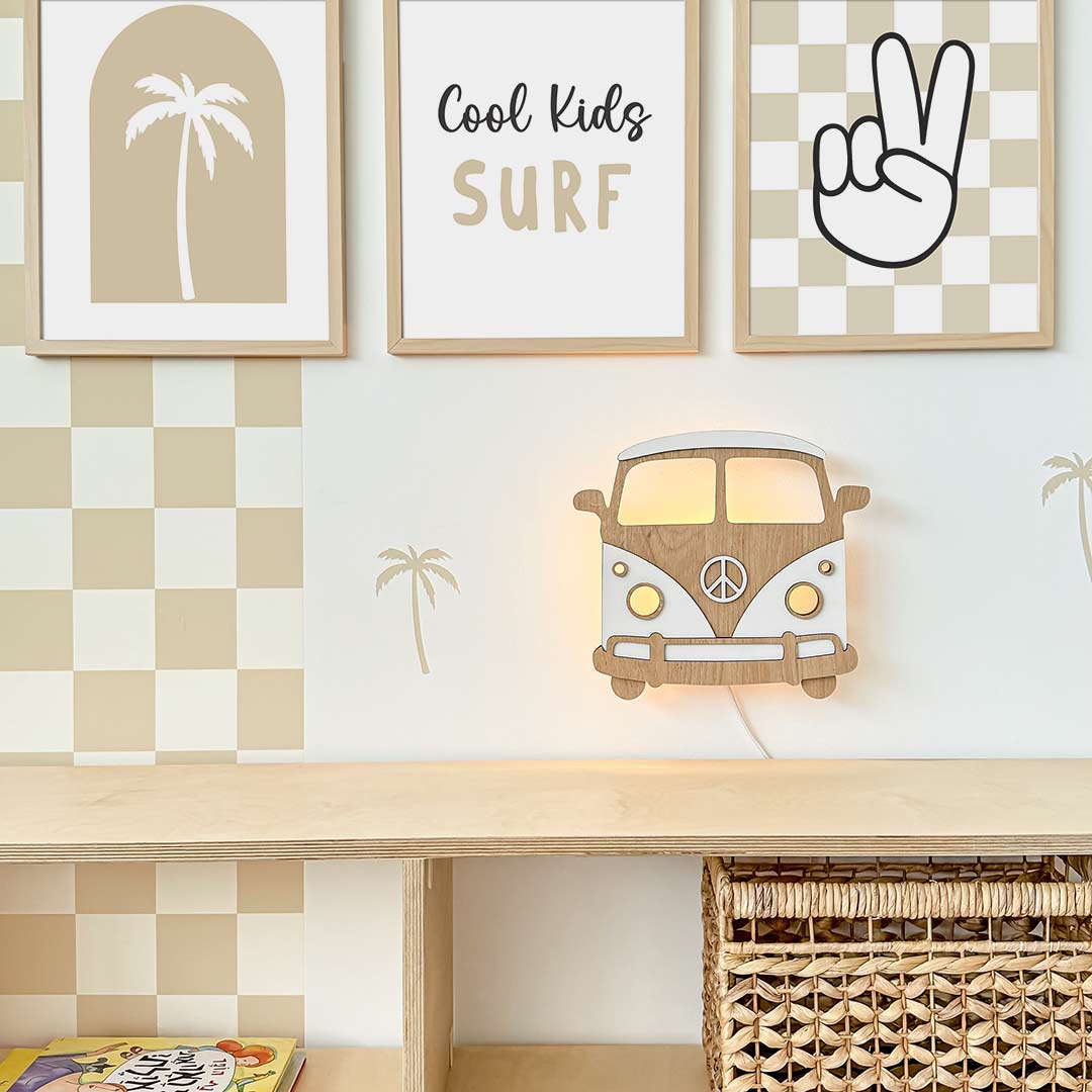 Luz de noche para habitación infantil Coche