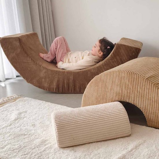Keshet Play Sofa – Keshet Brown Corduroy Gymboree
