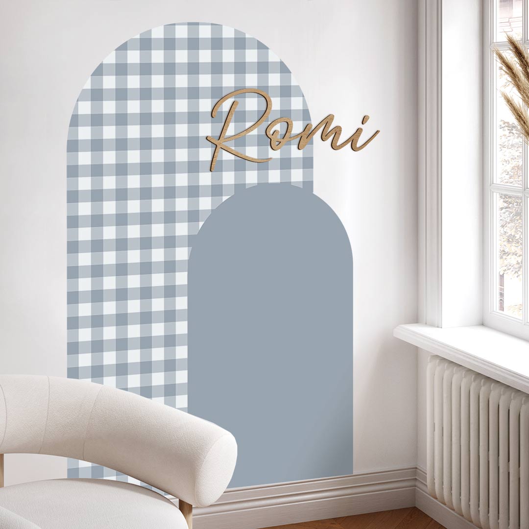 Shaped wall stickers – rainbow squares