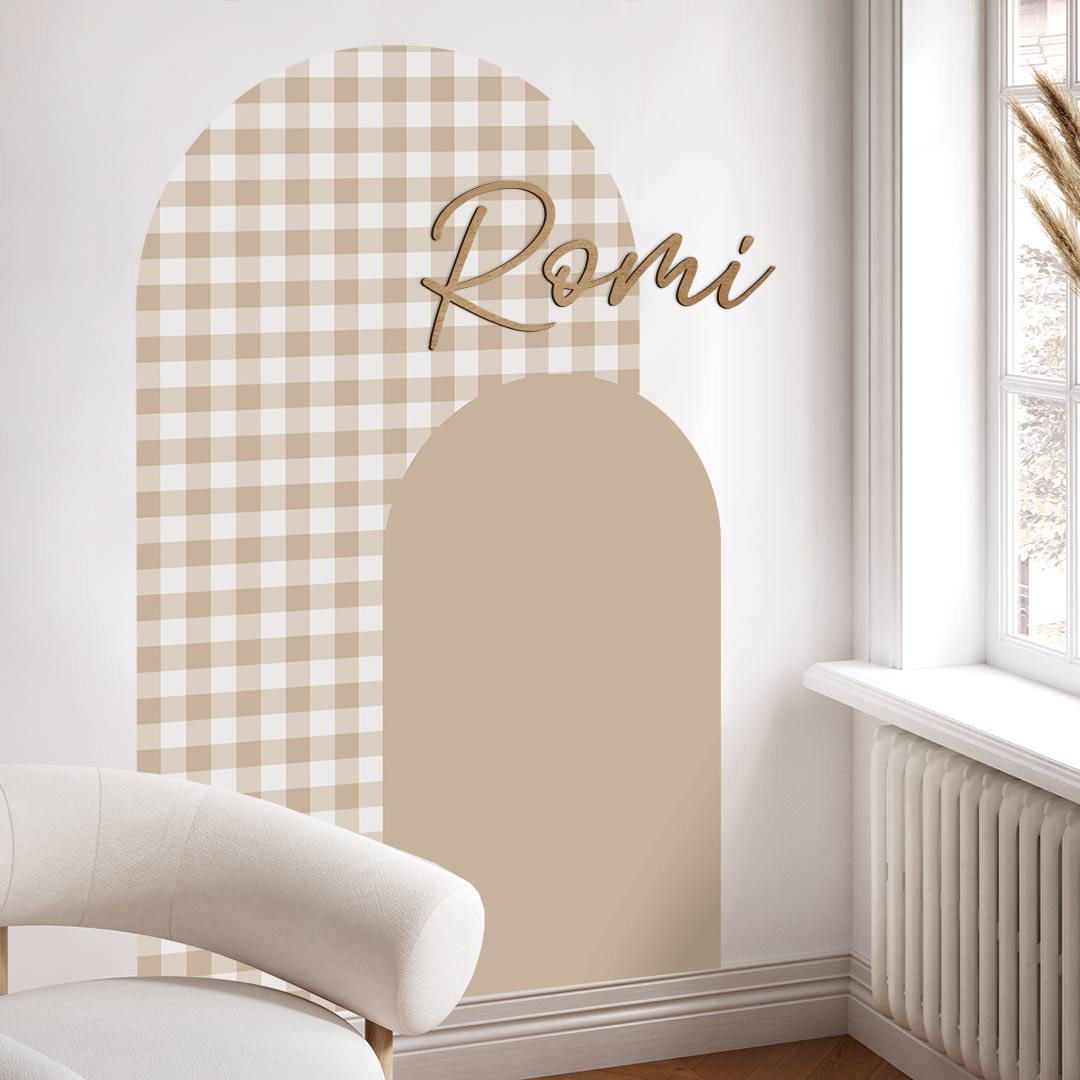 Shaped wall stickers – rainbow squares