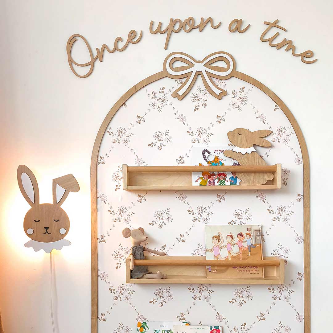 Wooden Arch Cornice with Bow